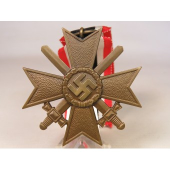 War Merit Cross/ KVK II 1939 Toisen luokan w/ miekkoja Fat Swastika. Espenlaub militaria